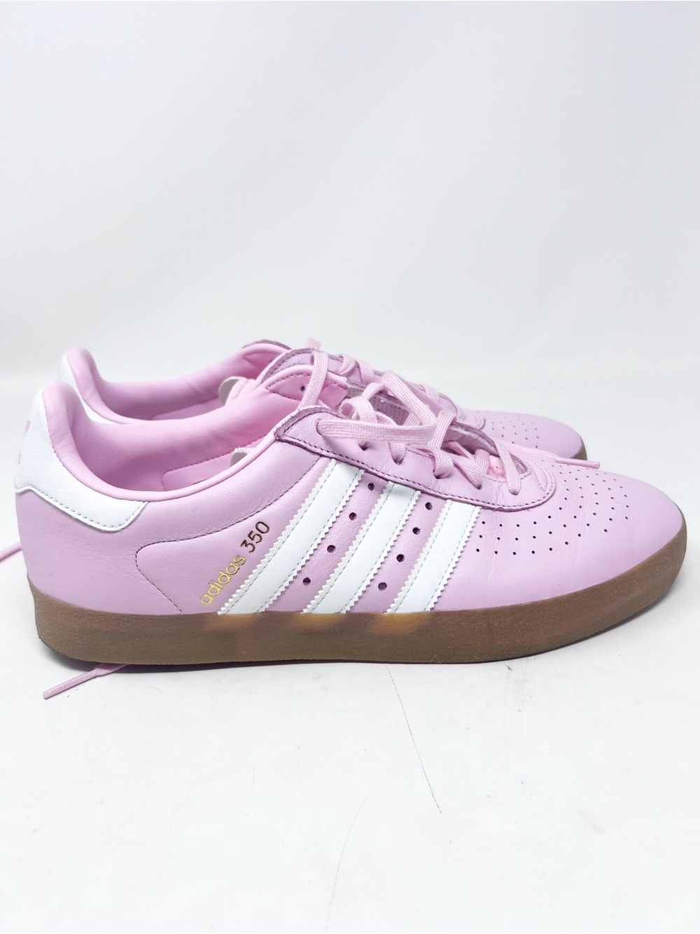 ADIDAS 350 PINK WHITE SNEAKERS NO INSOLE LINER WOMENS SZ 10